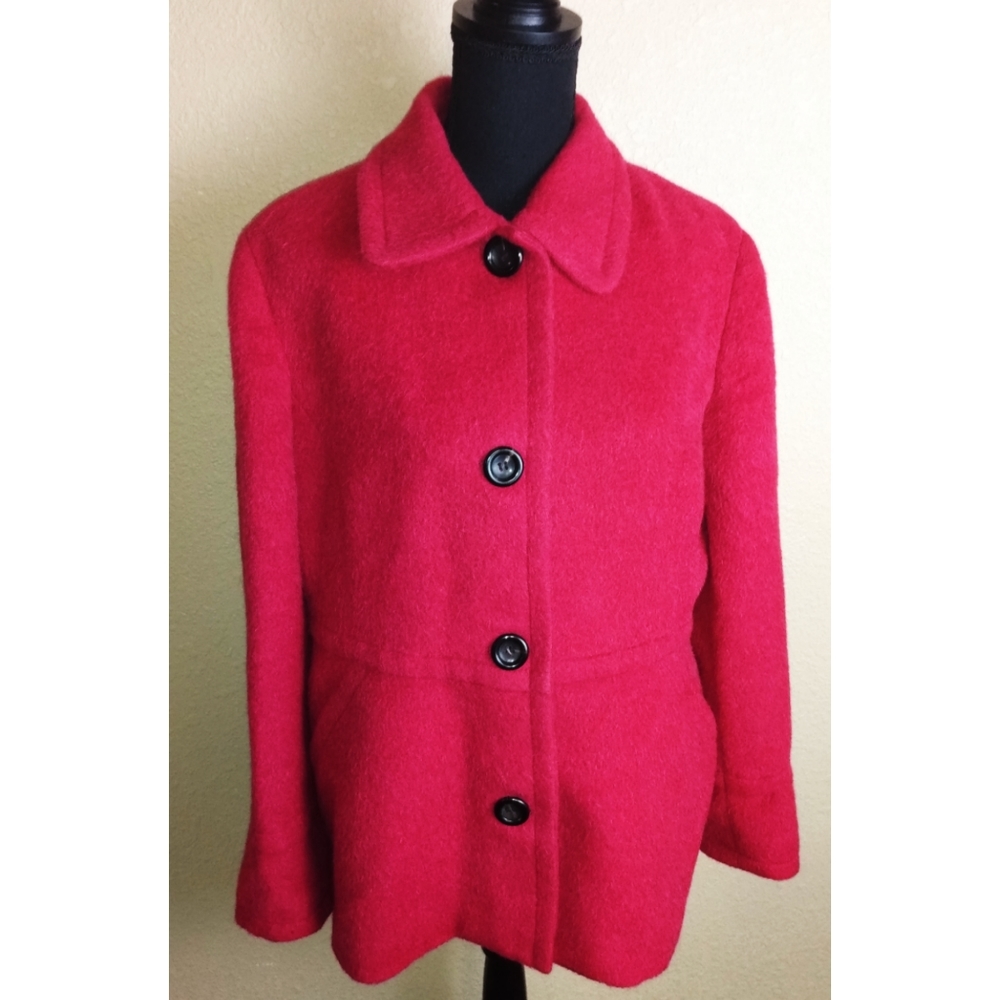 ETCETERA Alpaca, mohair, wool, nylon blend coat